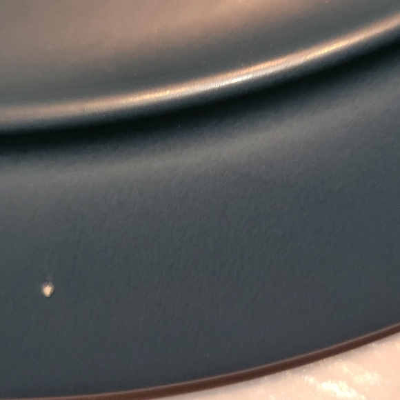 Nambe Orbit Serving Platter Blue Stoneware 13"D - Picture 11 of 12